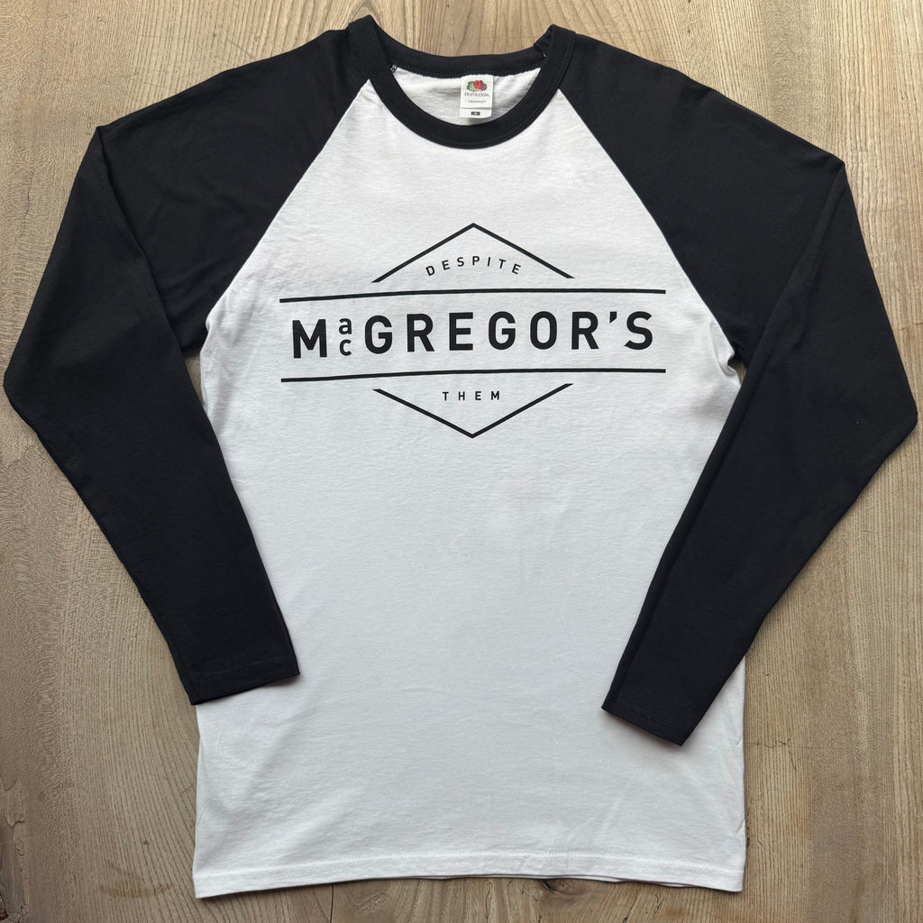 MacGregors Logo 3/4 Varsity T-Shirt