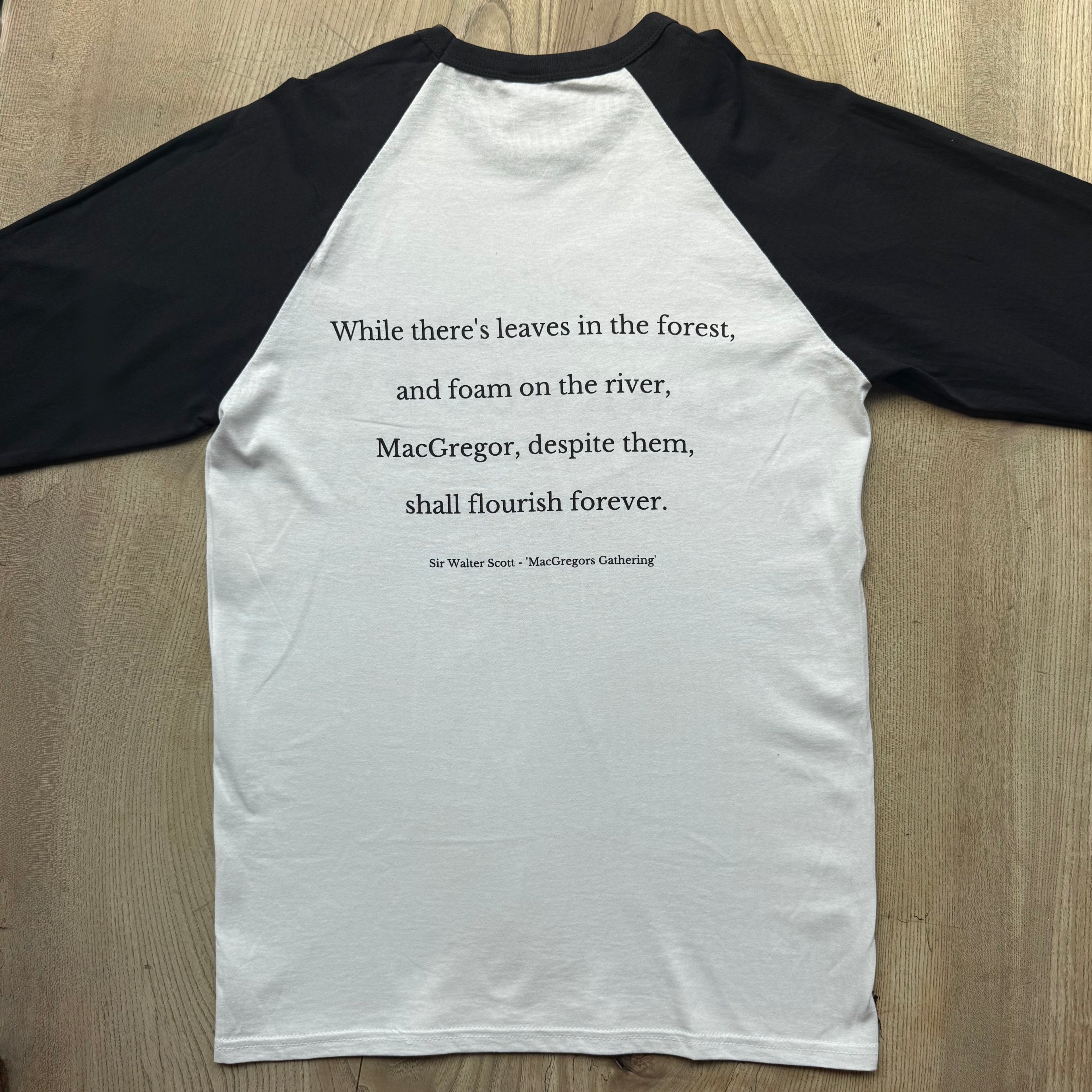 MacGregors Logo 3/4 Varsity T-Shirt